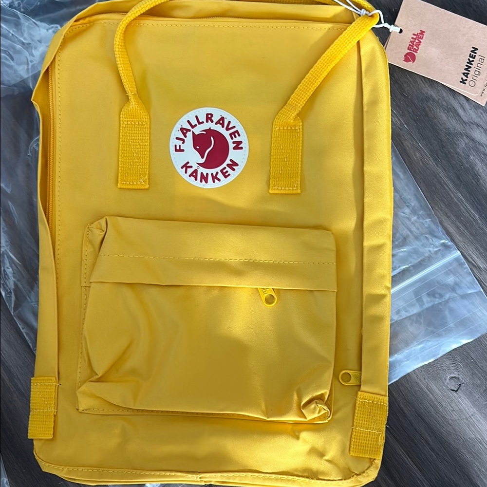 Kånken Yellow Backpack